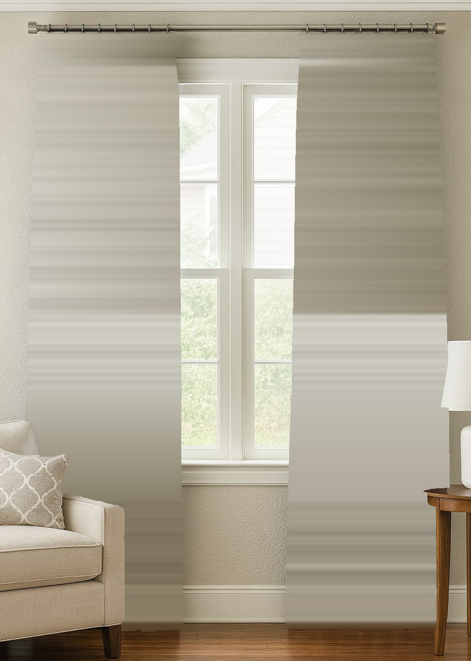 A made-to-measure blind fitted in a living room